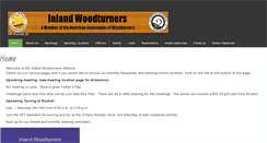 Desktop Screenshot of inlandwoodturners.com